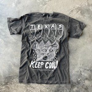 Texas Keep Cool Gray Graphic Short Sleeve T-Shirt - Multiple sizes